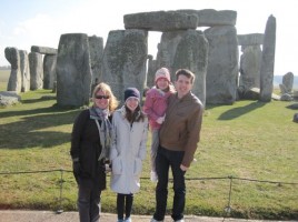 gone with family at stonehedge