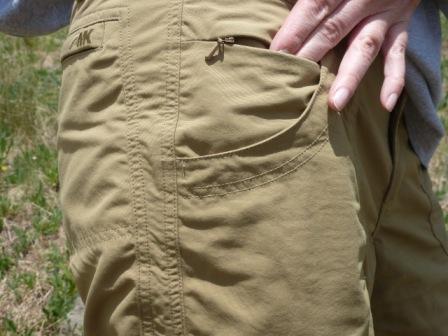 Mountain Khakis Granite Creek Pant Pocket Detail - Colorado Mountain Mom