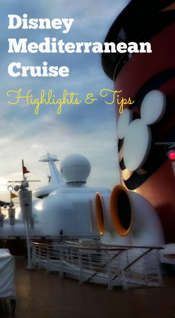 disney cruise mediterranean tips