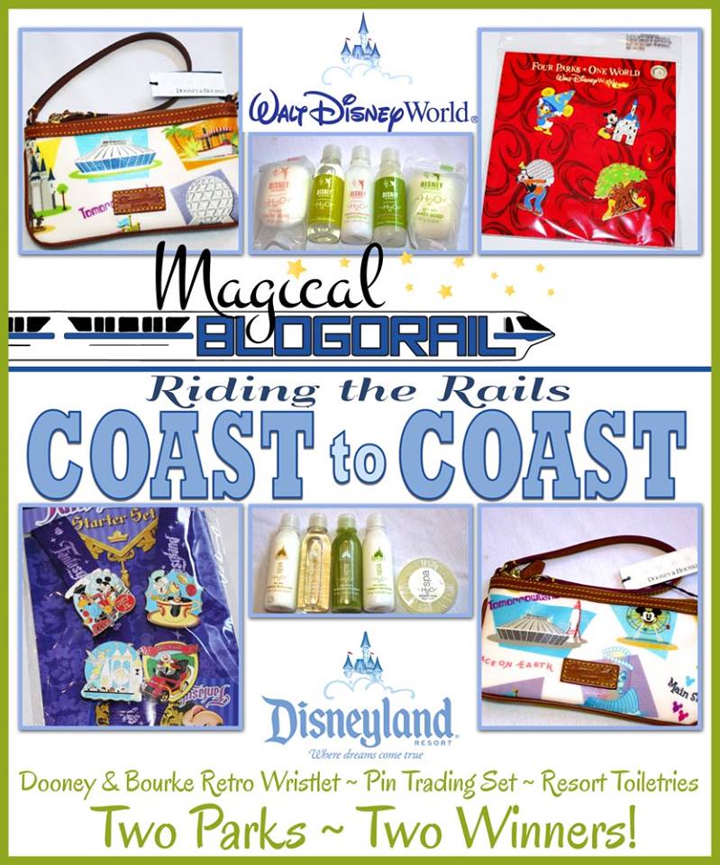 Magical Blogorail Disney Coast to Coast Giveaway
