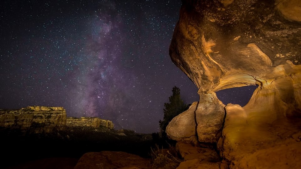 Camping Night Sky Colorado National Monument