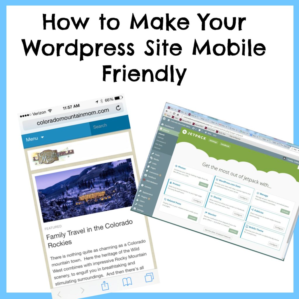 How to Make Your Wordpress Site Mobile Friendly - 2 Easy Steps