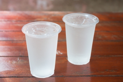 glasses of drinking water