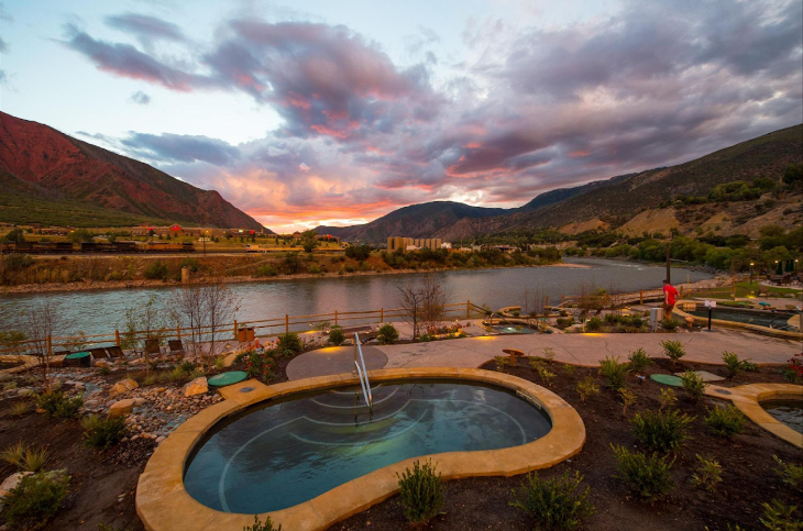 Iron Mountain Hot Springs in Glenwood Springs Colorado