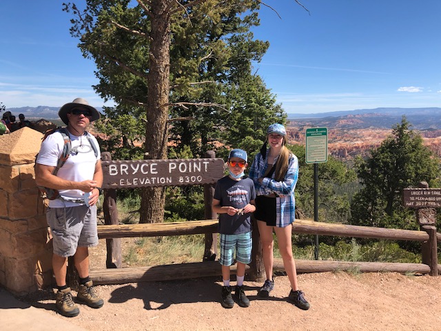 4th Grade free National Parks Pass at Bryce